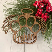 Load image into Gallery viewer, Custom Paw Print Ornament
